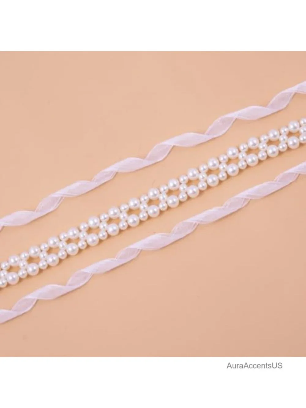 Pearl Sash Belt Wedding Rhinestone Belt Satin Ribbon Bridal Belt for Dress